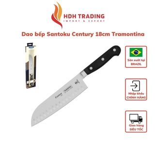 Dao bếp dao thái thịt Tramontina Century 18cm thép rèn cao cấp dáng Santoku nhập khẩu chính hãng Brazil