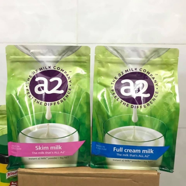[2/2022] Sữa tươi A2 dạng bột nguyên kem/ tách kem túi 1kg