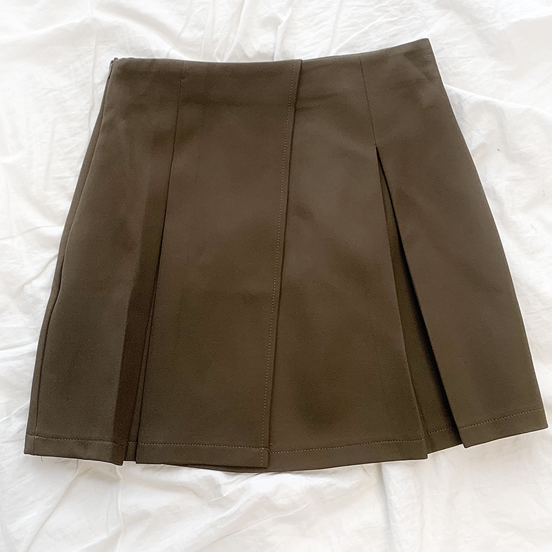 Set áo chân váy xếp ly phong cách Nhật Bản, set áo vest ngắn chân váy xếp  li hàng Quảng Châu mẫu 2022