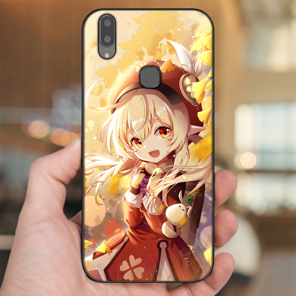 Ốp lưng Vivo V9, Y85, V11i viền đen in hình Klee Genshin Impact