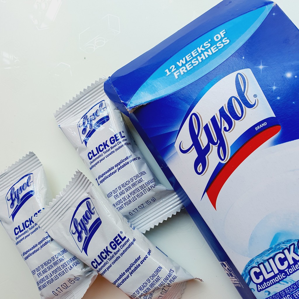 Lysol gel thơm diệt khuẩn tẩy rửa bồn cầu