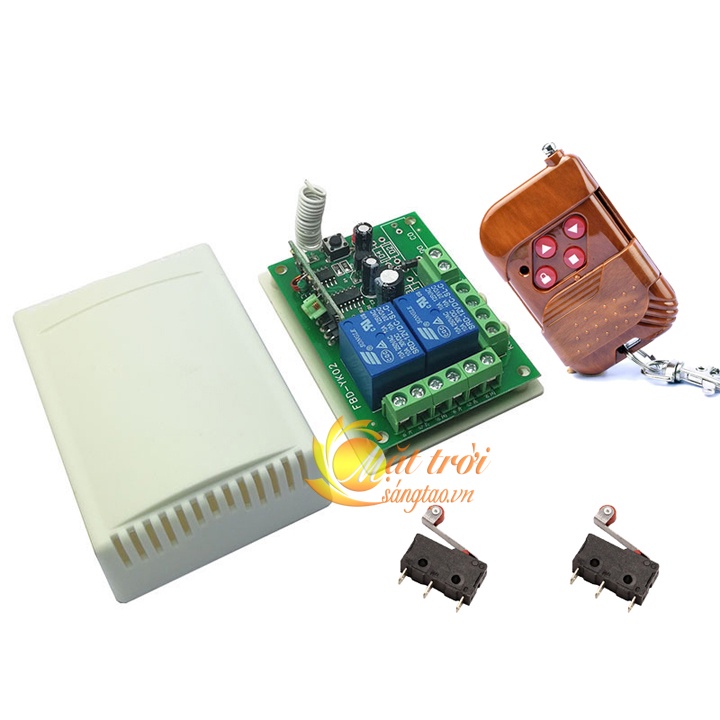 Công tắc điều khiển đảo chiều động cơ AC85-260V có hành trình V3 - Tần số 315Mhz