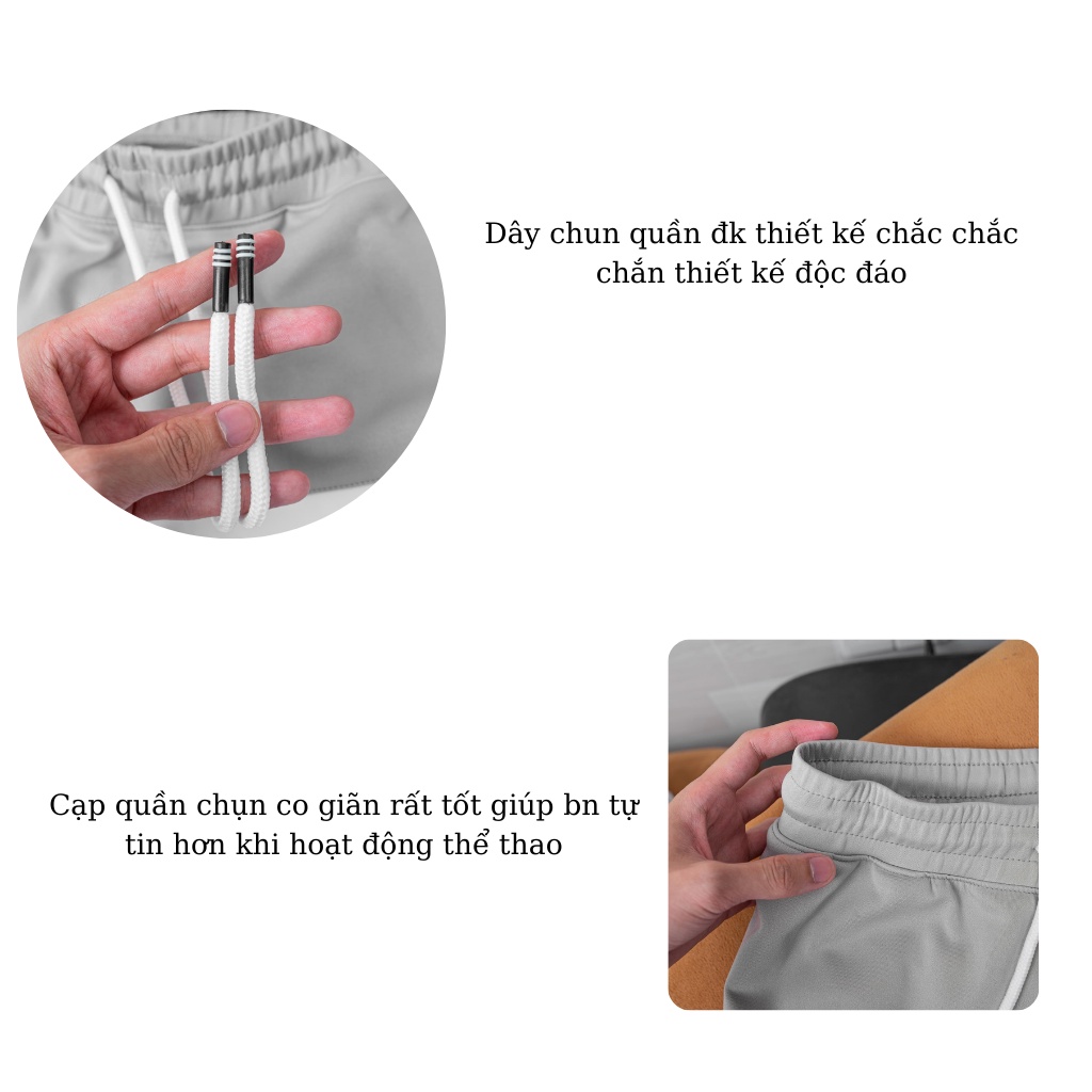 Quần đùi ngố JBAGGY thể thao thun trắng phối màu phong cách hiện đại | BigBuy360 - bigbuy360.vn