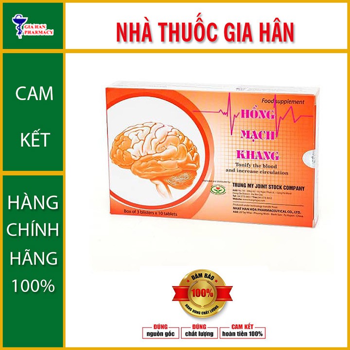 Hồng Mạch Khang - Dành Cho Người Huyết Áp Thấp