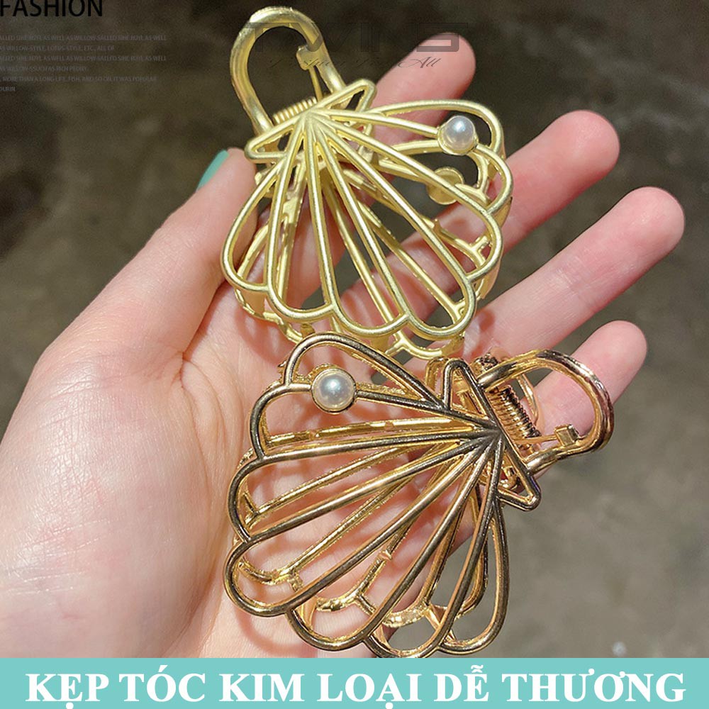Kẹp tóc kim loại nhiều hình SK112 sang trọng, dễ thương, xinh đẹp phong cách Hàn Quốc làm phụ kiện tóc cho nữ