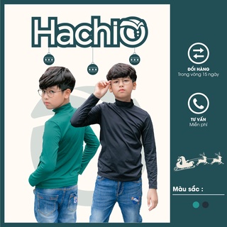 [HACHIO] Áo giữ nhiệt cho bé trai, áo cổ lọ chất thun lạnh, nhẹ nhàng, mềm mại, ấm áp thấm hút mồ hôi tốt