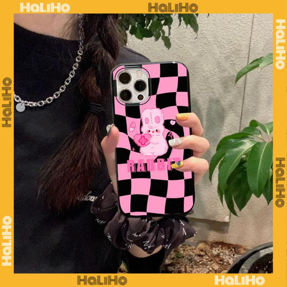 Ốp điện thoại silicone mềm hình thỏ dễ thương thích hợp cho iPhone 11 Pro Max 13 Pro Max 12 Pro Max 7Plus xr XS Max