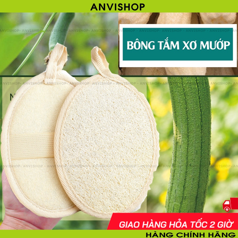 Bông Tắm Xơ Mướp tẩy tế bào chết hàng xuất khẩu