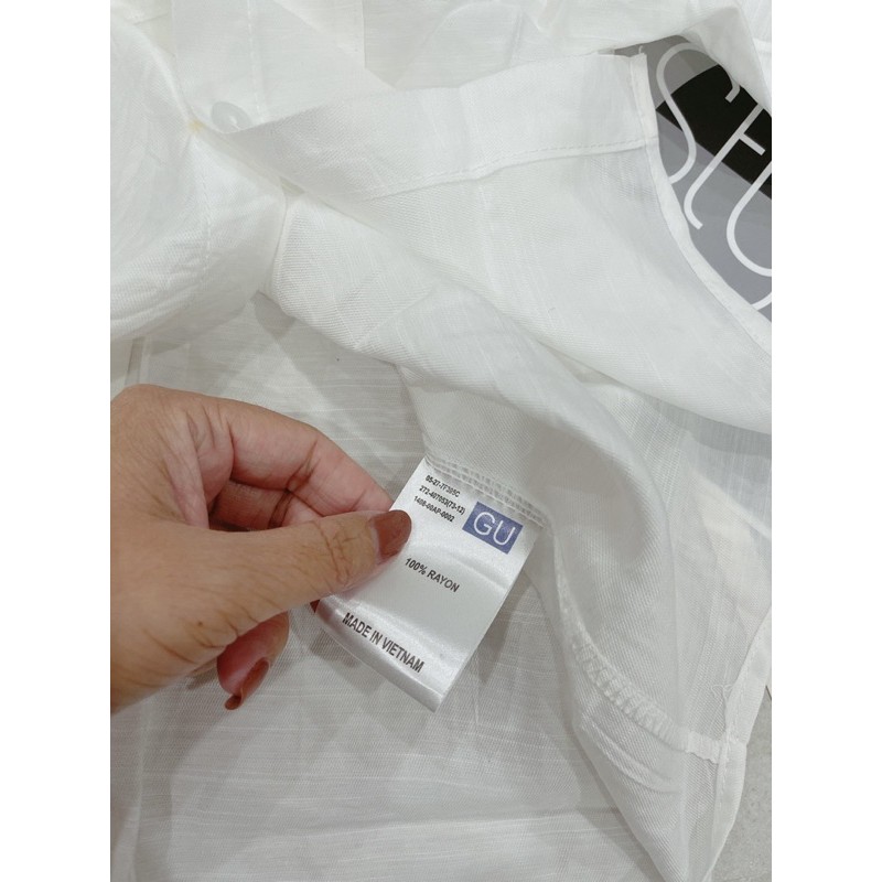 [Mã WASKT410K giảm 10K đơn 50K] ANU128 - ÁO SƠ MI NỮ TRẮNG GU DÀI TAY | BigBuy360 - bigbuy360.vn