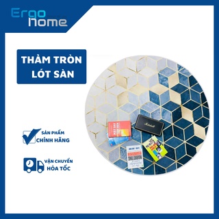 [HỎA TỐC] Thảm trải sàn CAO CẤP rộng 1m / 1,2m, thảm tròn trang trí phòng khách, phòng ngủ, phòng làm việc - ERGOHOME