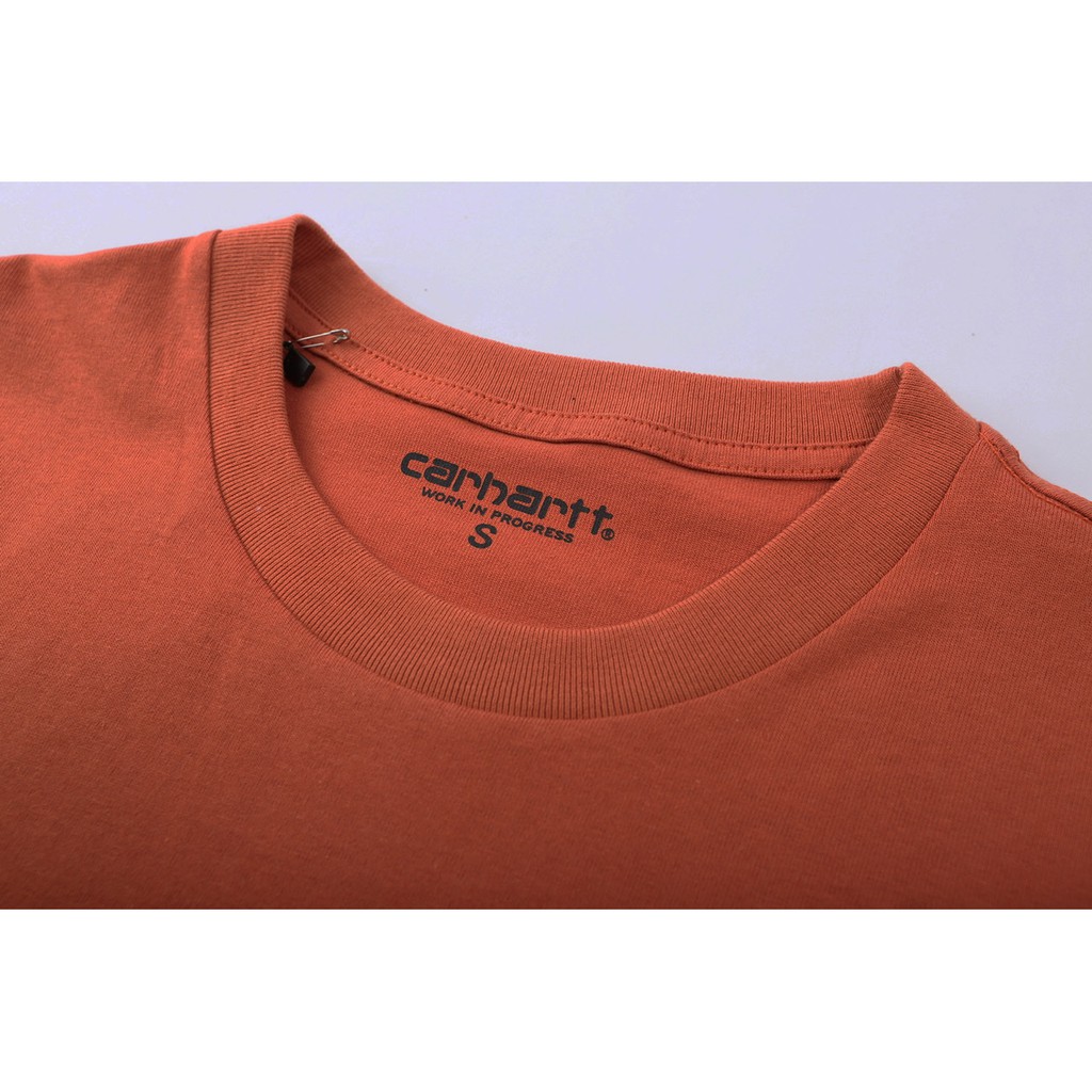 Carhartt carhartt classic small label pocket long-sleeved T-shirt tide brand ins couple solid color bottoming shirt