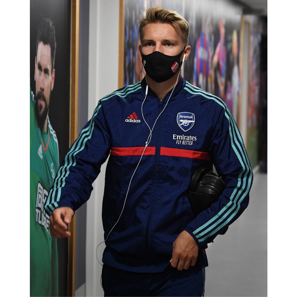 Áo Khoác Adidas Arsenal Icon Woven Jacket chất gió nhăn túi khóa 2 bên sẵn size S L XL á