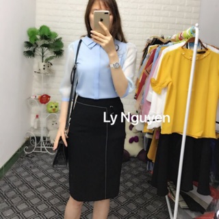 ÁO SƠ MI CÔNG SỞ SIÊU ĐẸP (ẢNH THẬT 100% DO SHOP TỰ CHỤP)