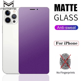 Kính cường lực mặt nhám chống vân tay chống ánh sáng xanh cao cấp cho For IPhone 13 14 12 Mini 11 Pro X Xs Max XR 6 6s 7 8 Plus