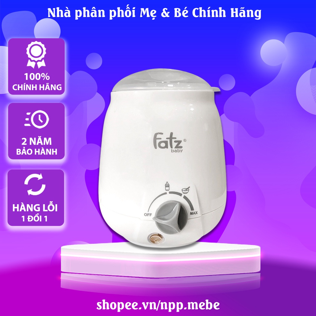 Máy hâm sữa Fatz Baby siêu tốc Mono 1 - hâm sữa, hâm thức ăn và tiệt trùng bình sữa