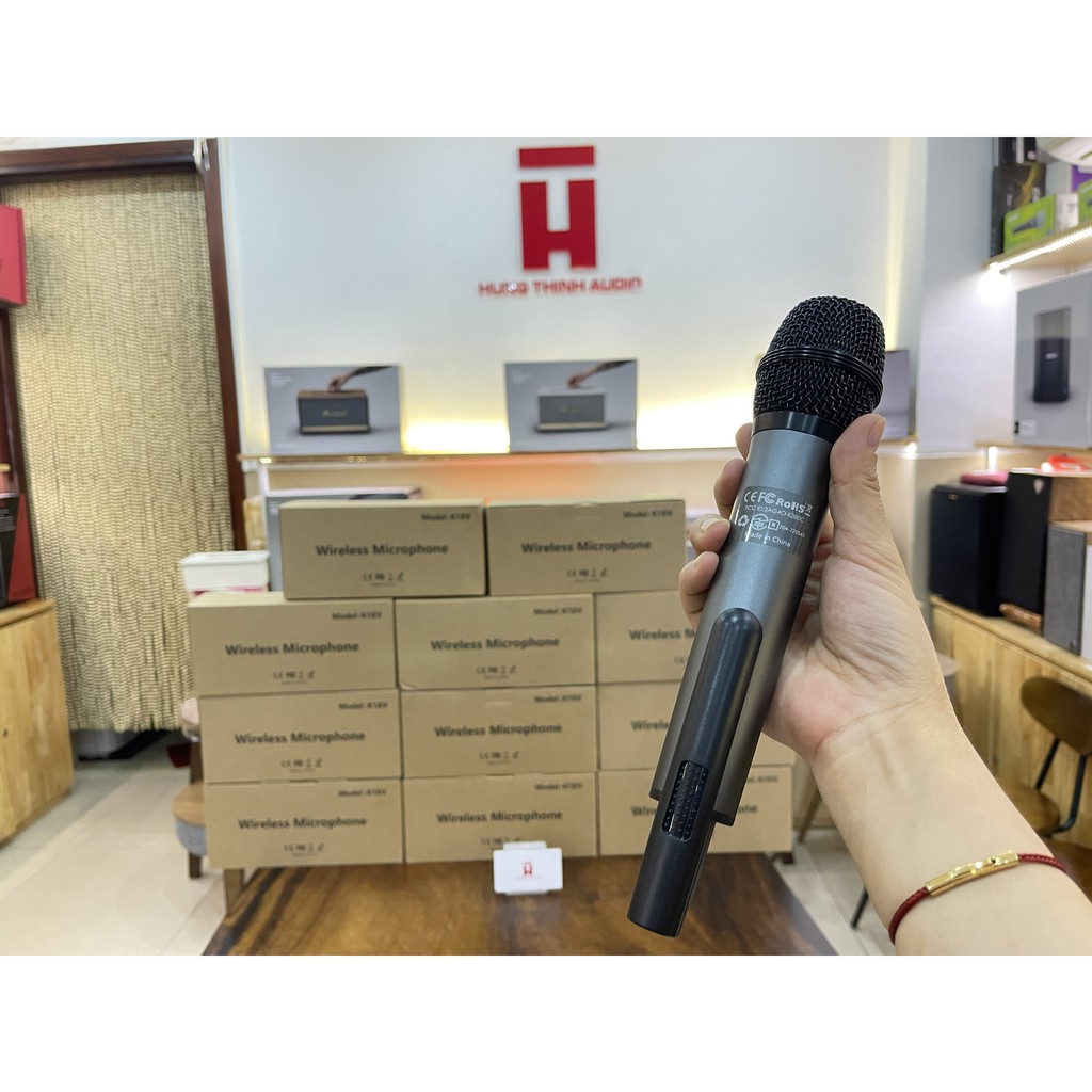 Micro không dây Excelvan K18V - Tặng bọc mic