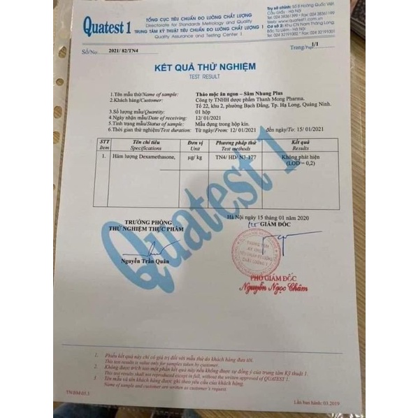 Sỉ lẻ giá gốc Tăng cân Sâm nhung plus chính hãng, hộp 60v