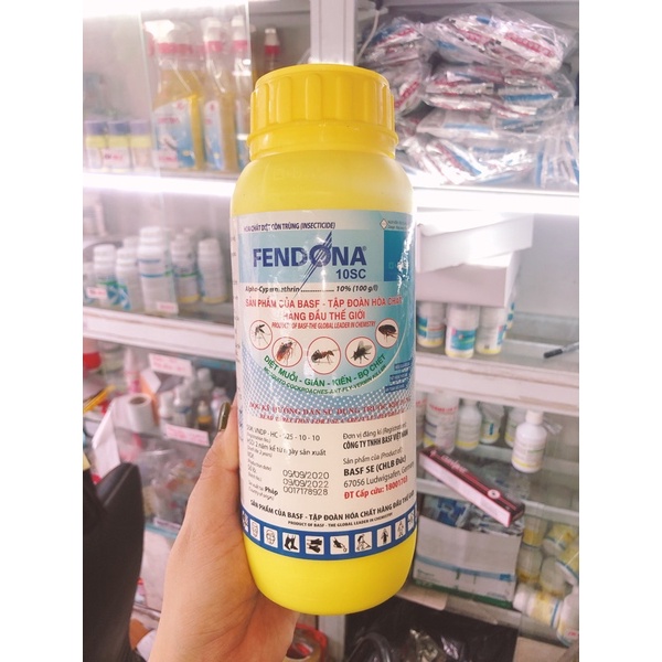 FENDONA 10SC (chai 1000ml) - diệt ruồi, muỗi, kiến ba khoang ( sử dụng trong y tế, khuyến khích sử dụng trên toàn quốc)