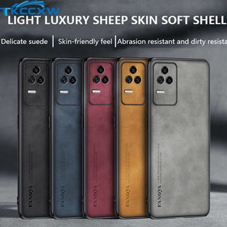 Ốp Điện Thoại Da PU Phối Vải Sợi Mềm Thời Trang Cho Xiaomi Redmi K40 K50 Gaming K50 K30 K40 Pro+ K30 Ultra K40S