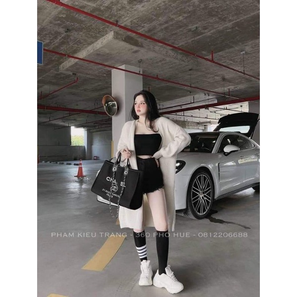 Áo cadigan len sợi hàng QCL1