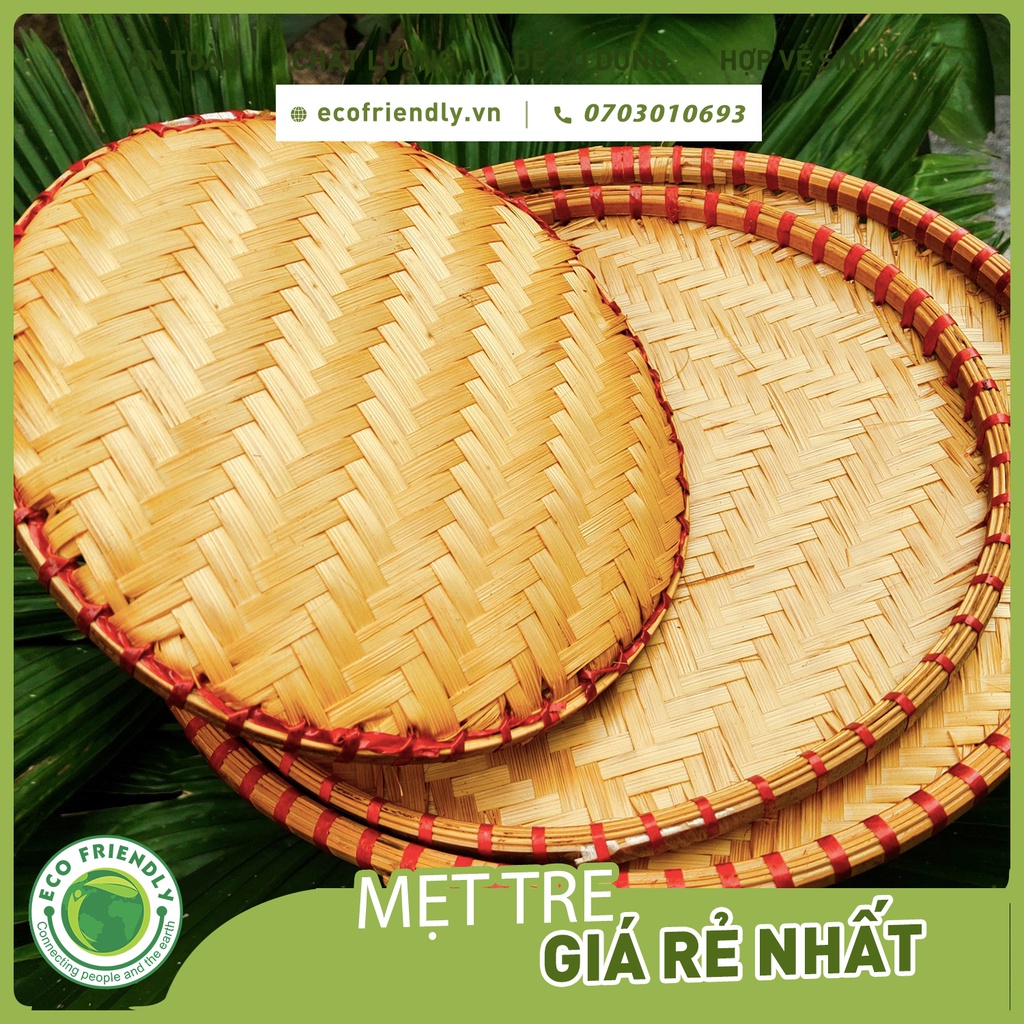 Mẹt tre tự nhiên 100% - Hàng sản xuất trực tiếp từ xưởng - Phù hợp cho nhà hàng, quán ăn hoặc trang trí