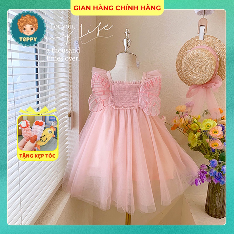 Đầm, Váy đi tiệc cho bé hồng phấn