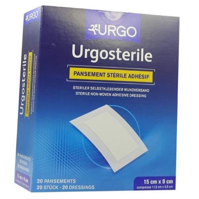 Băng cá nhân bản lớn vô trùng Urgosterile các cỡ