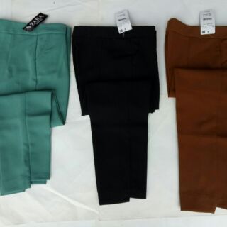 Quần baggy công sở gấu lệch