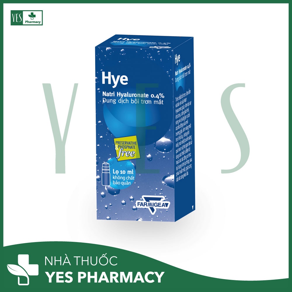 Nhỏ mắt Hye - Farmigea S.p.A  - Nhà thuốc Yes Pharmacy