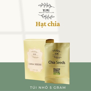 Hạt nhỏ hạt chia 5g yemi siêu thực phẩm eat clean