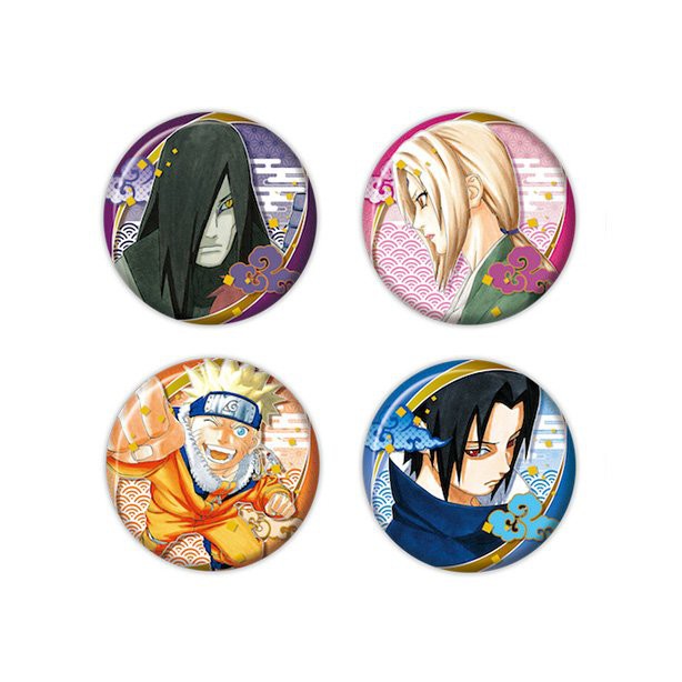 ( 1 chiếc ) Huy hiệu cài áo in hình NARUTO ĐẠI CHIẾN LÀNG LÁ phụ kiện cài áo anime chibi xinh xắn mẫu 2