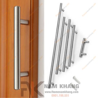 Tay nắm cửa nhôm dạng thanh tròn NK003 (Màu Nhôm Mờ)