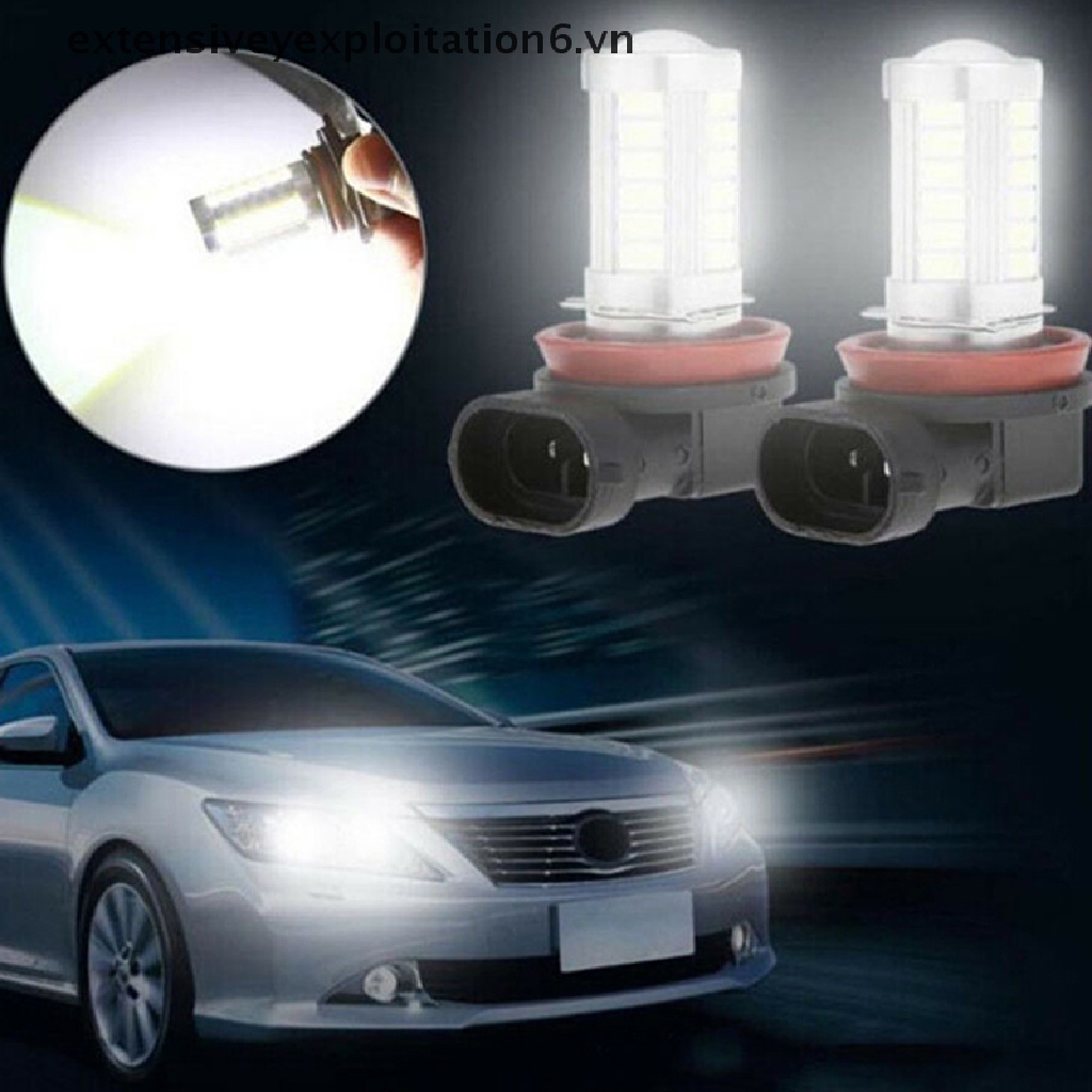 1 Đèn Pha Chống Sương Mù H8 / H11 33-LED Siêu Sáng E6VN / E6VN Cho Xe Hơi