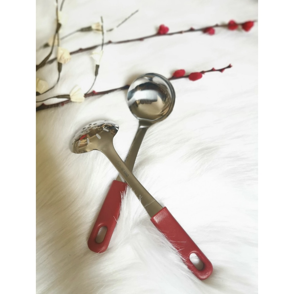 Vá cán đỏ múc trân châu - Vá Múc Trân Châu / Múc Thạch Loại 1 Cán Đỏ -Vá múc canh