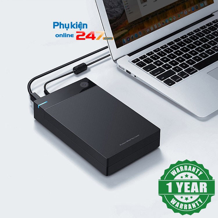  Box đựng ổ cứng PC HDD 3.5 Sata to USB 3.0 làm ổ cứng di động