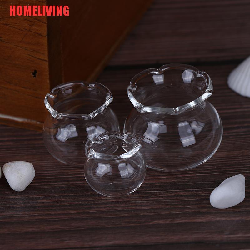 Bể Cá Bằng Thủy Tinh Trong Suốt Dùng Trang Trí Nhà Búp Bê 1: 12