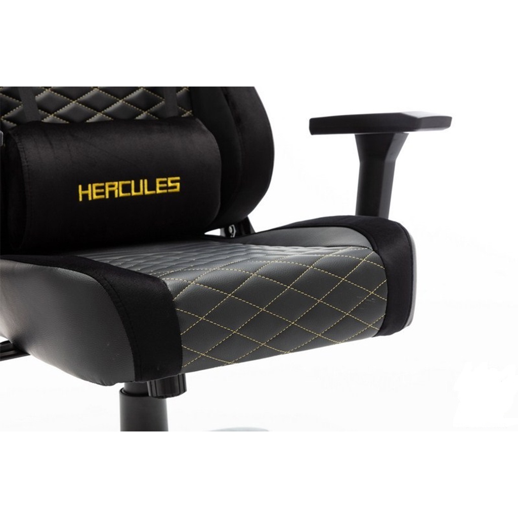 Ghế gaming E-DRA Hercules EGC203 V2 Black - Ghế game tốt - Chất liệu da PU và Foam cao cấp - Bảo