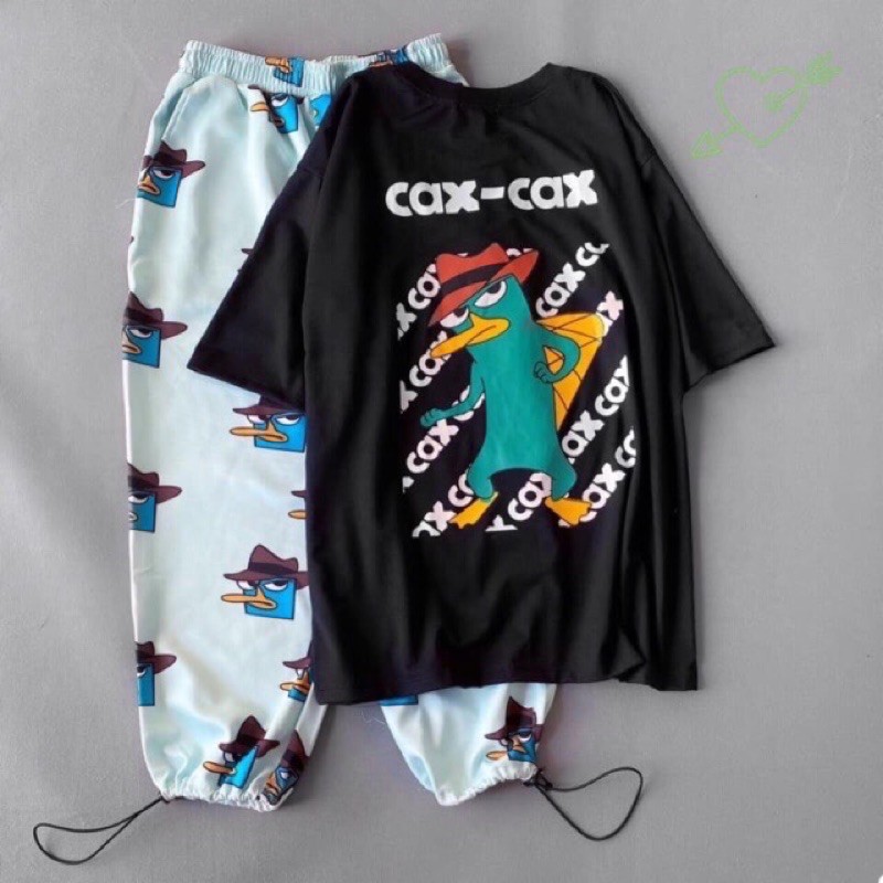 SET Cartoon Perry - quần , áo perry . Vịt thám Tử