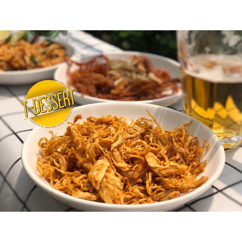 KHÔ GÀ LÁ CHANH | TDessert15k | Hàng loại 1