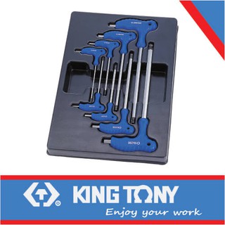Bộ lục giác bi chữ T Kingtony 9-22108MR ( 8 chi tiết )