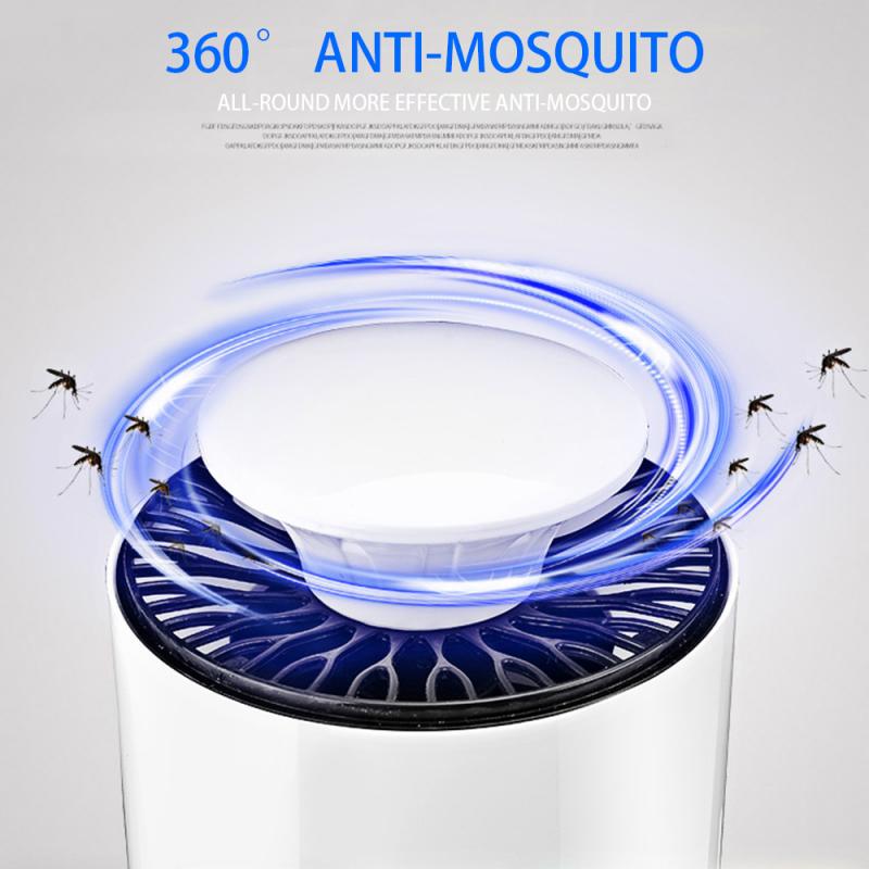 Máy diệt muỗi USB Máy diệt muỗi gia dụng Máy diệt muỗi câm điện tử đuổi muỗi ánh sáng xúc tác Đèn LED tắt tiếng không bức xạ phụ nữ có thai và trẻ sơ sinh