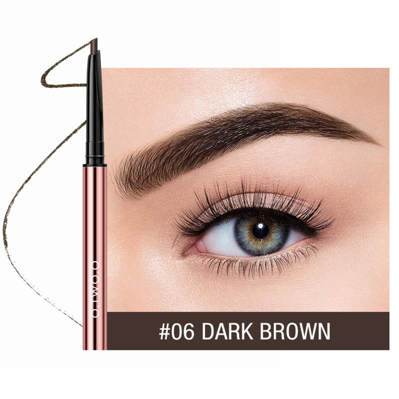 Bút Kẻ Lông Mày Hai Đầu Chống Thấm Nước Lâu Trôi Cho Người Mới Bắt Đầu