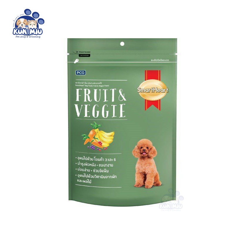 Bánh thưởng cho chó Smartheart Fruit &amp; Veggie 100g