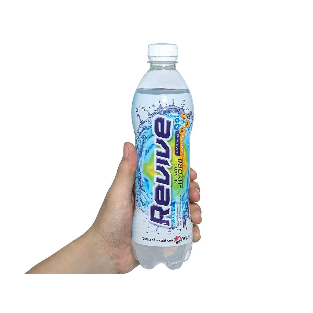 Lốc 6 Chai Nước Uống Giải Khát Bù Khoáng Isotonic Revive Energy Drink Chai Nhựa PEP 500ml Date Luôn Mới