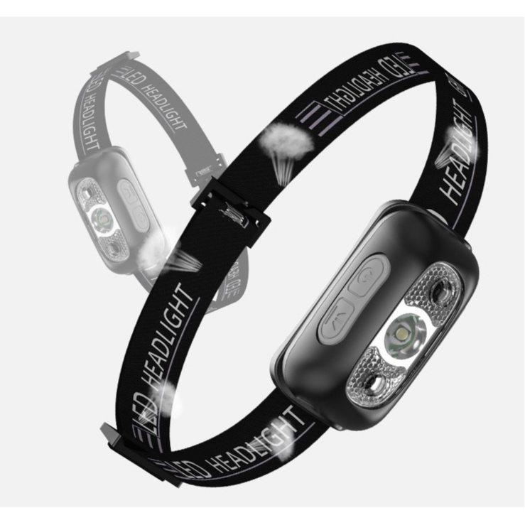 Đèn Pin LED đội đầu cảm biến bằng tay, Đèn pha LED chống nước kèm sạc USB ( tuyển sỉ )