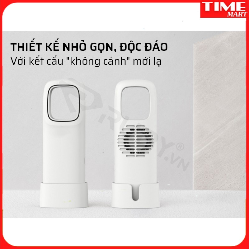 Quạt Mini Không Cánh Cầm Tay XIXA  Thiêt Kế Nhỏ Gọn Cấu Trúc An Toàn Động Cơ Mạnh Mẽ [TIME_MART siêu thị tiện ích ]