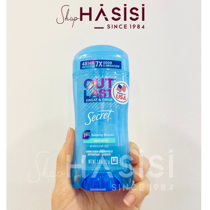 Gel Khử Mùi Nữ 24h SECRET CLEAR GEL ROLL ON 73gr