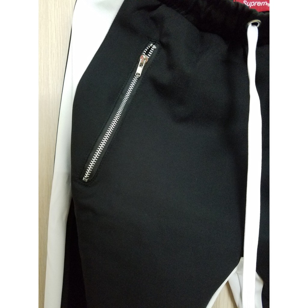 Track Pants Zipper 2 Line - Retro Pants Zip Double Line - Quần nỉ khóa zip 2 sọc trong ngoài giá sỉ