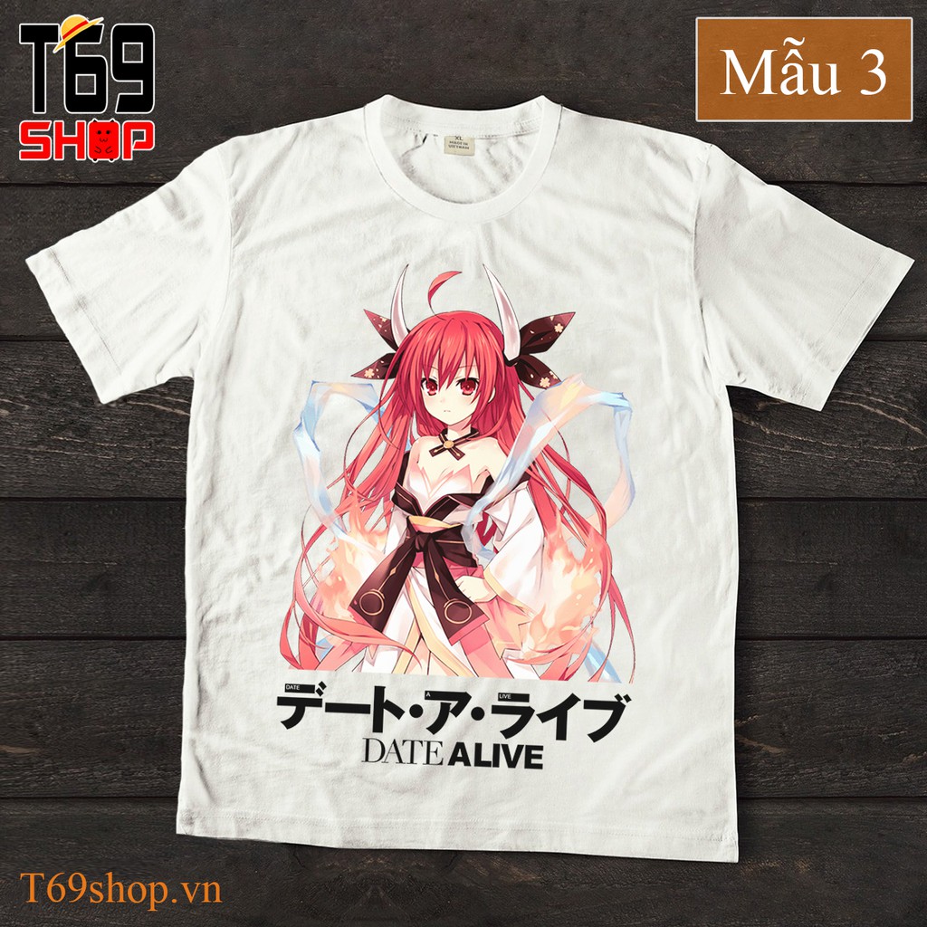 Áo thun anime Date A Live (Có nhiều mẫu)