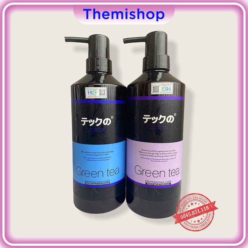 Dầu gội phục hồi hư tổn và dưỡng sâu trà xanh MEIKI 780ML CT03